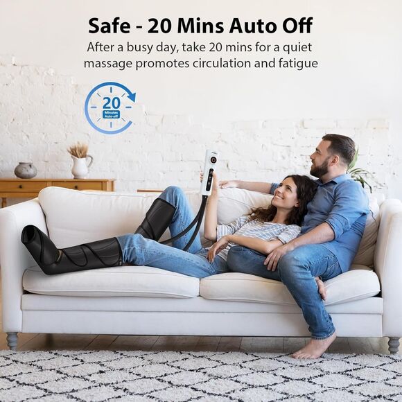 Cincom Leg MassagerFor Circulation & Pain Relief,Air Compression Massage CM-018A - Picture 3 of 11